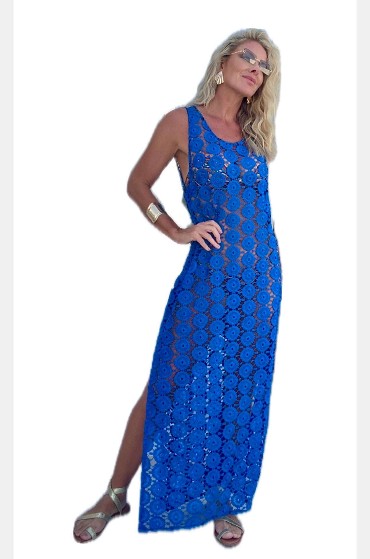 Saída de Praia Santorini - azul