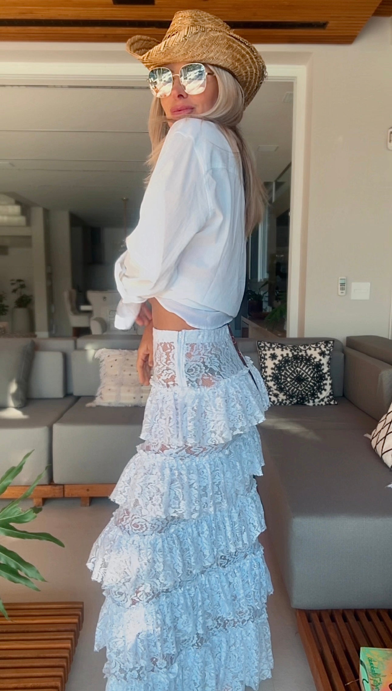 Saia Longa CÓRSEGA- Branco