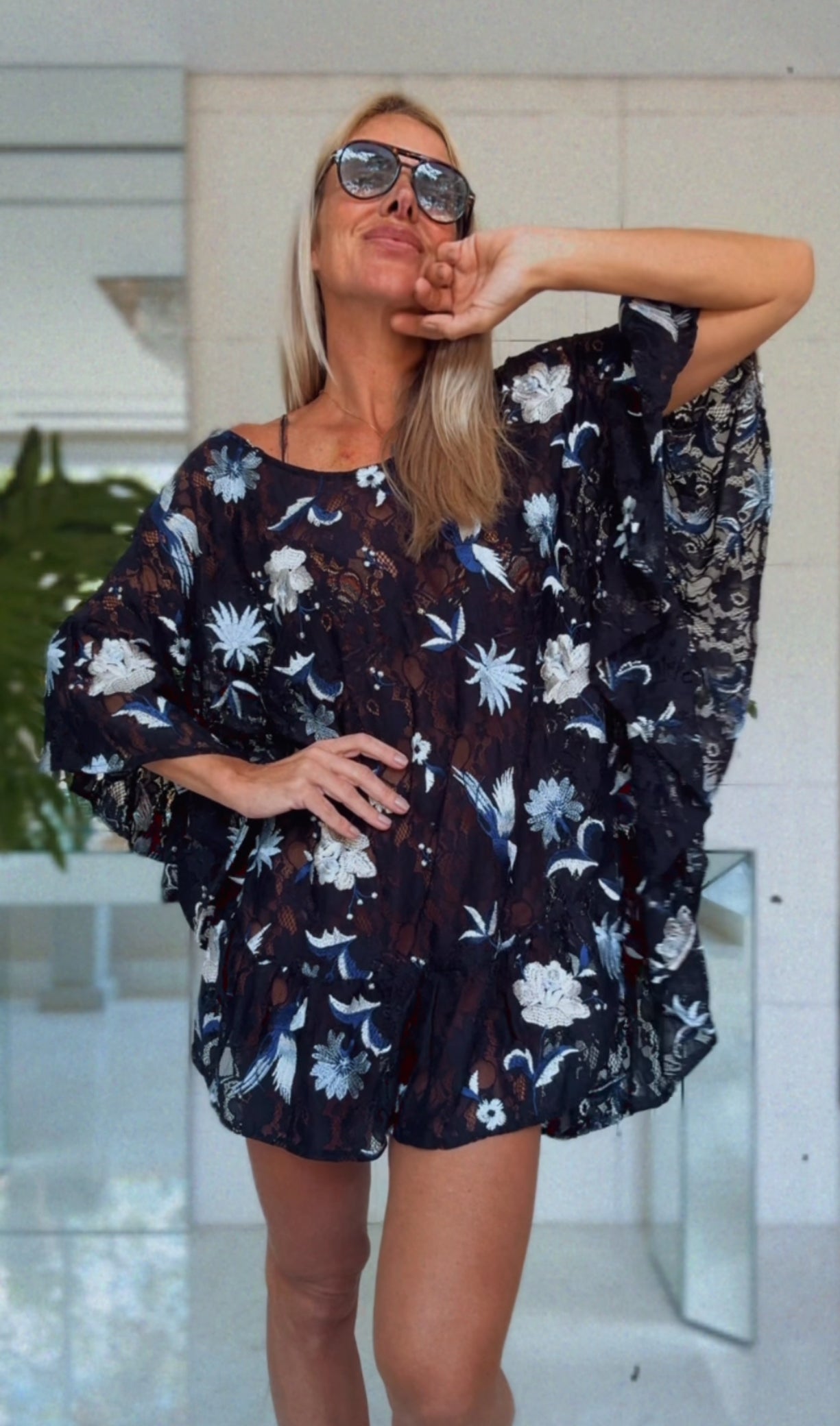 Kaftan bordada Minorca