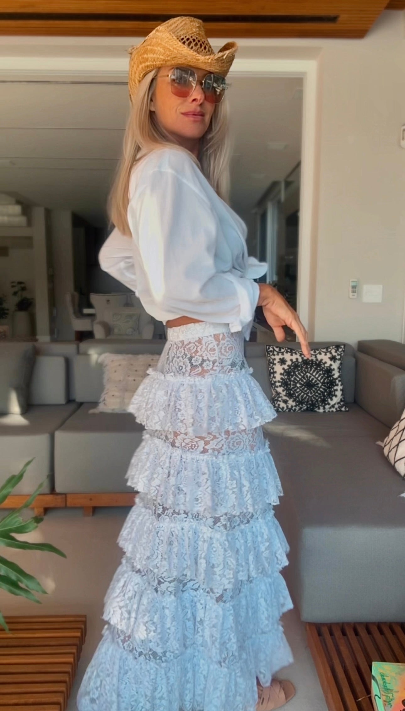 Saia Longa CÓRSEGA- Branco