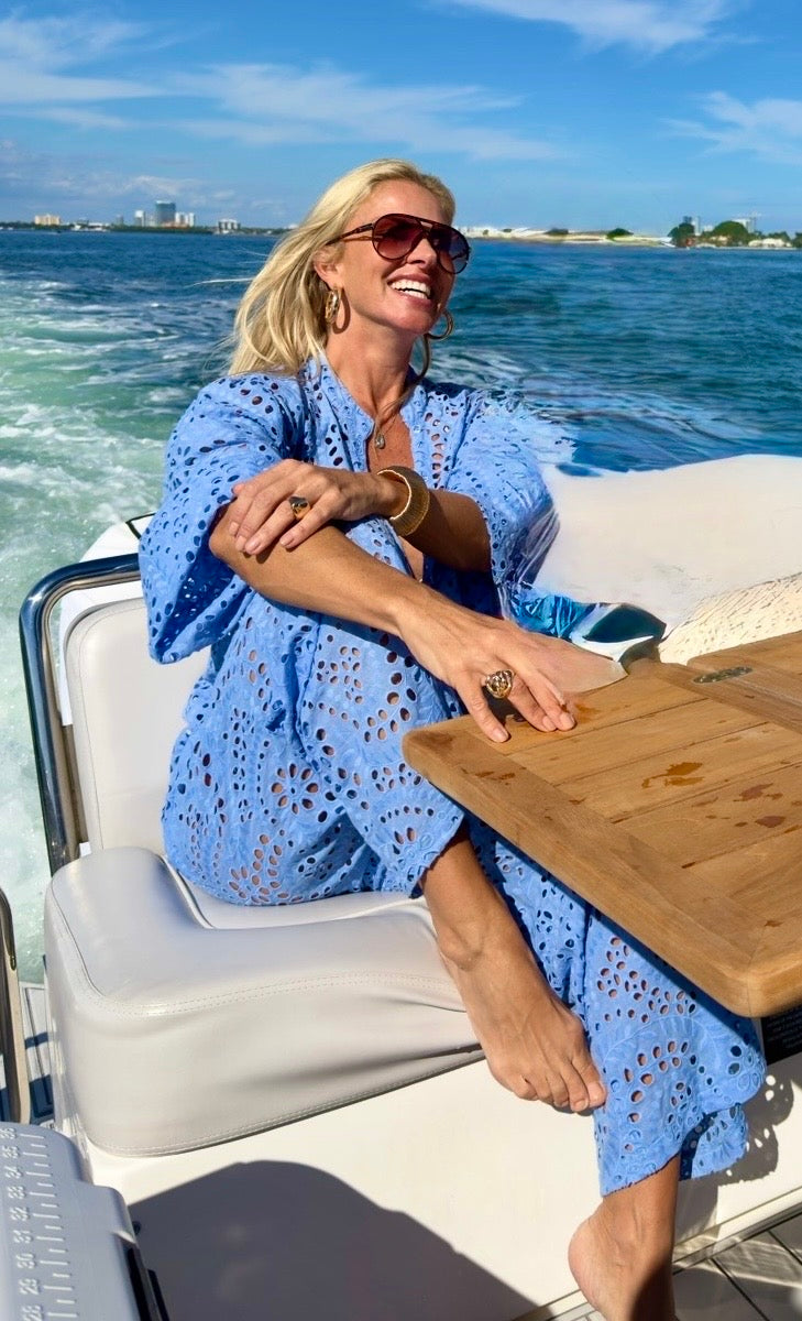 Conjunto de laise - azul