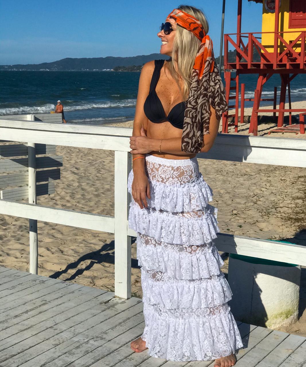 Saia Longa CÓRSEGA- Branco