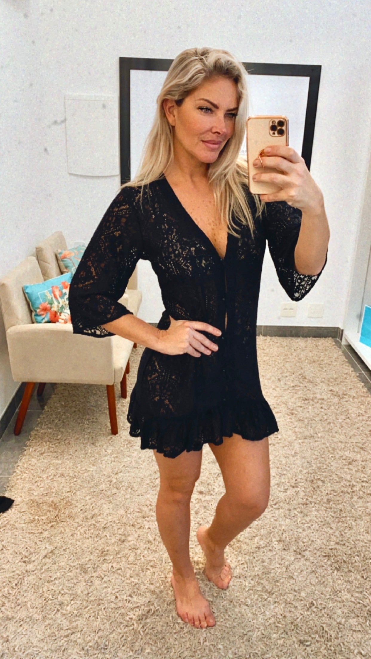 Saída de praia Maresias preta