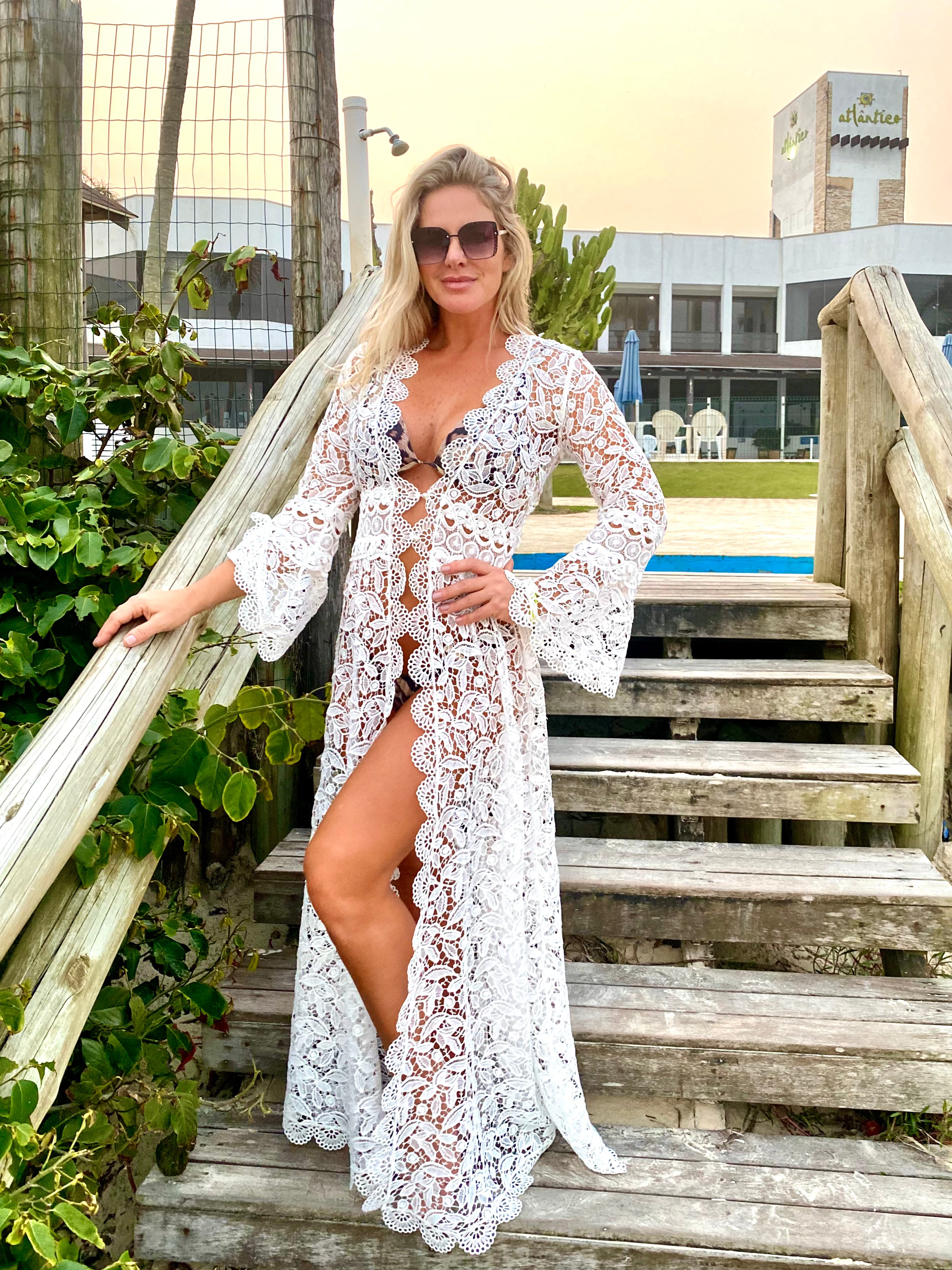 Saída de Praia ST. MAARTEN - Branco