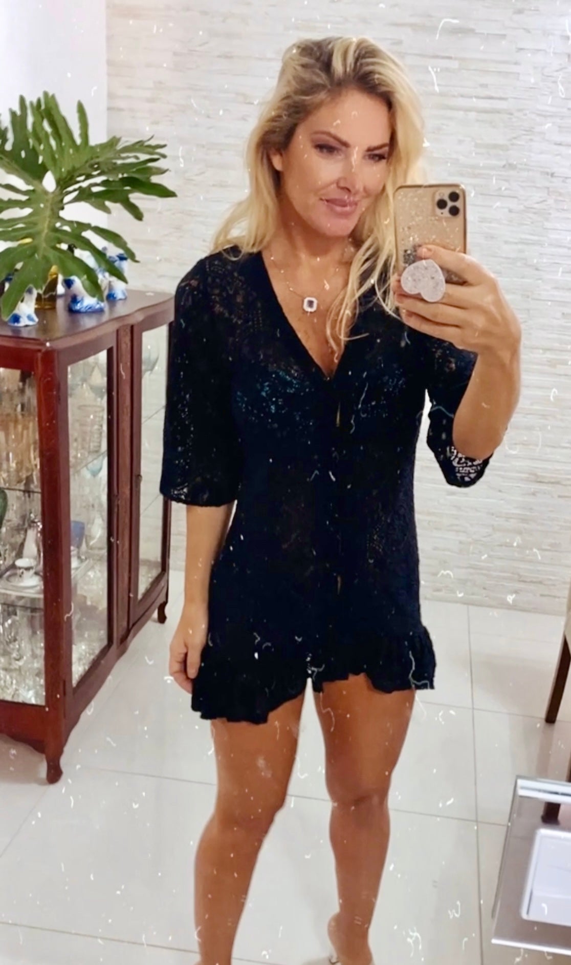 Saída de praia Maresias preta