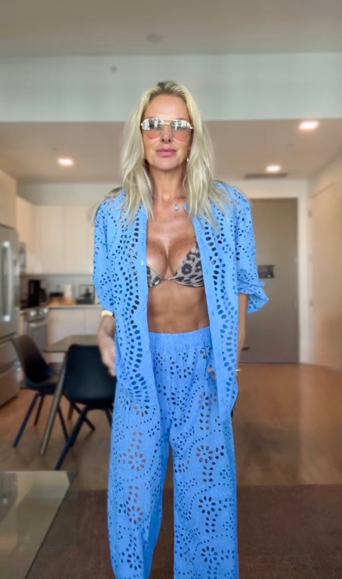 Conjunto de laise - azul