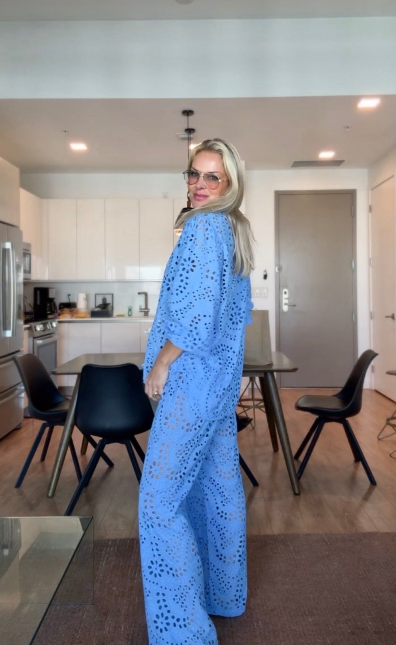 Conjunto de laise - azul