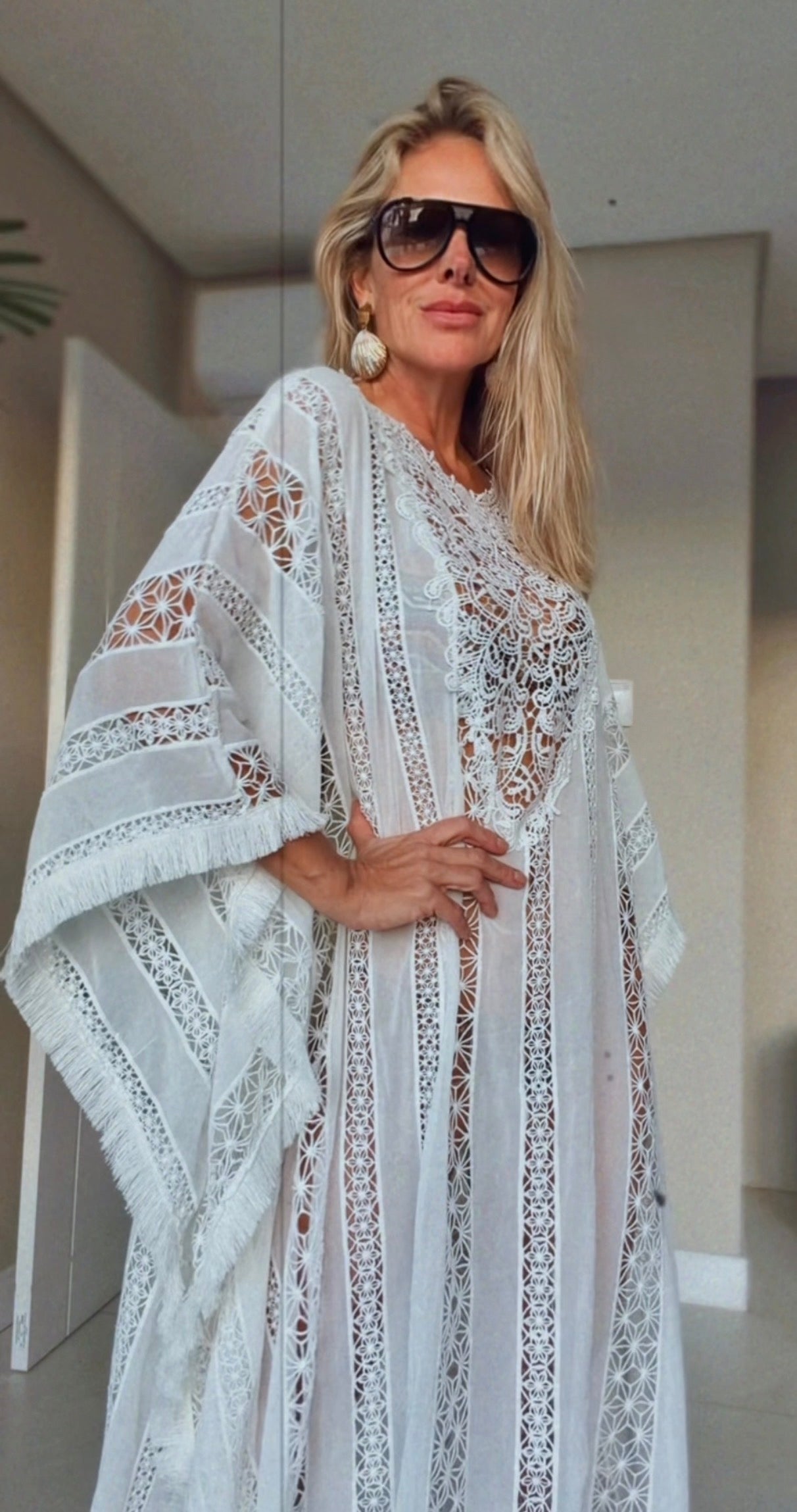 Kaftan Capri - Branco