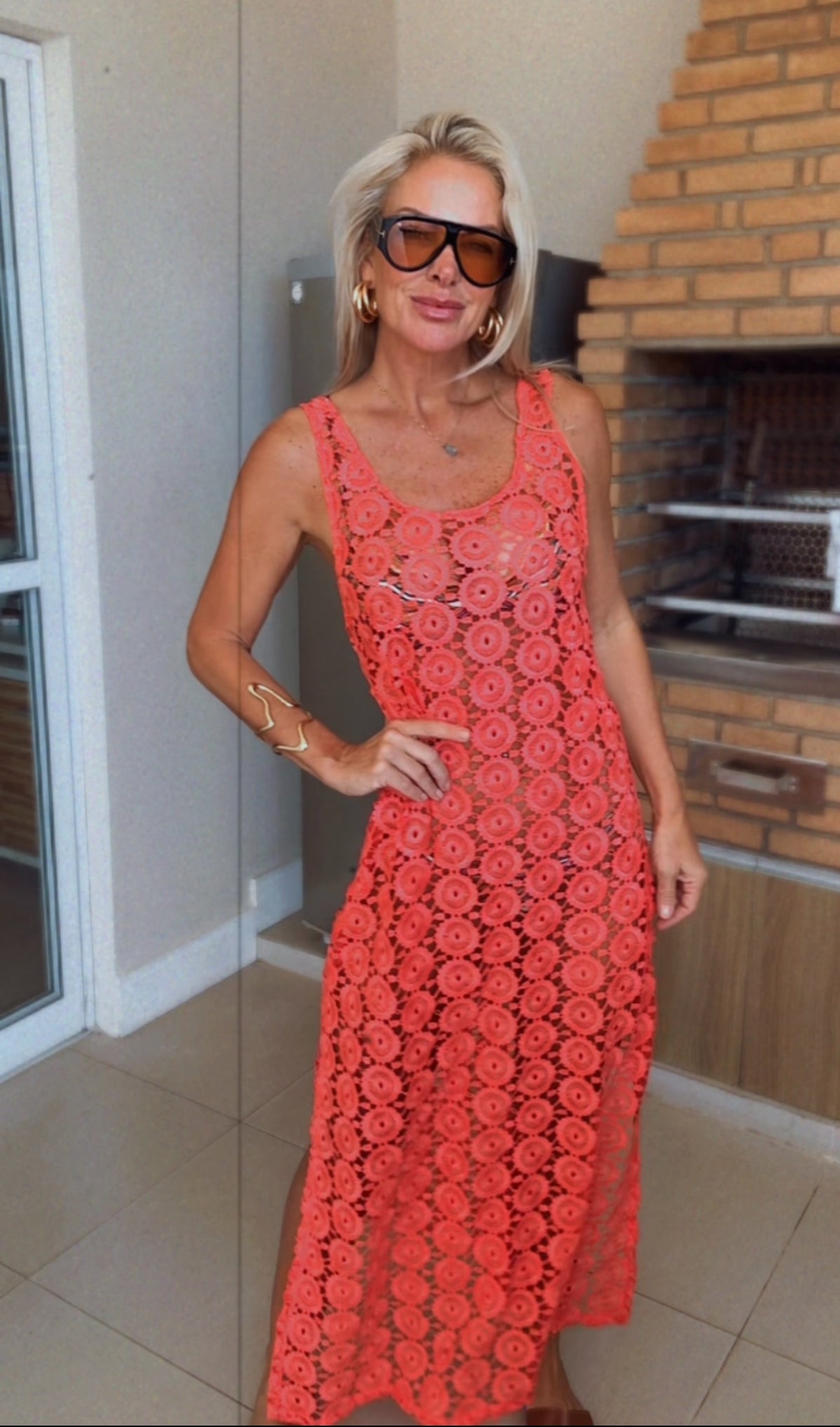 Saída de Praia Santorini - coral