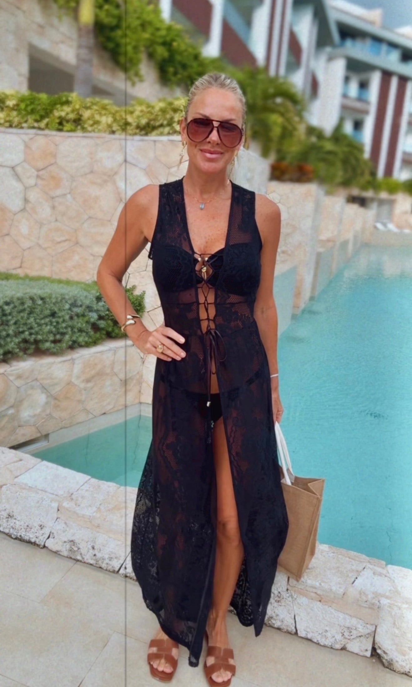 Saída de Praia PORTOFINO - Preto